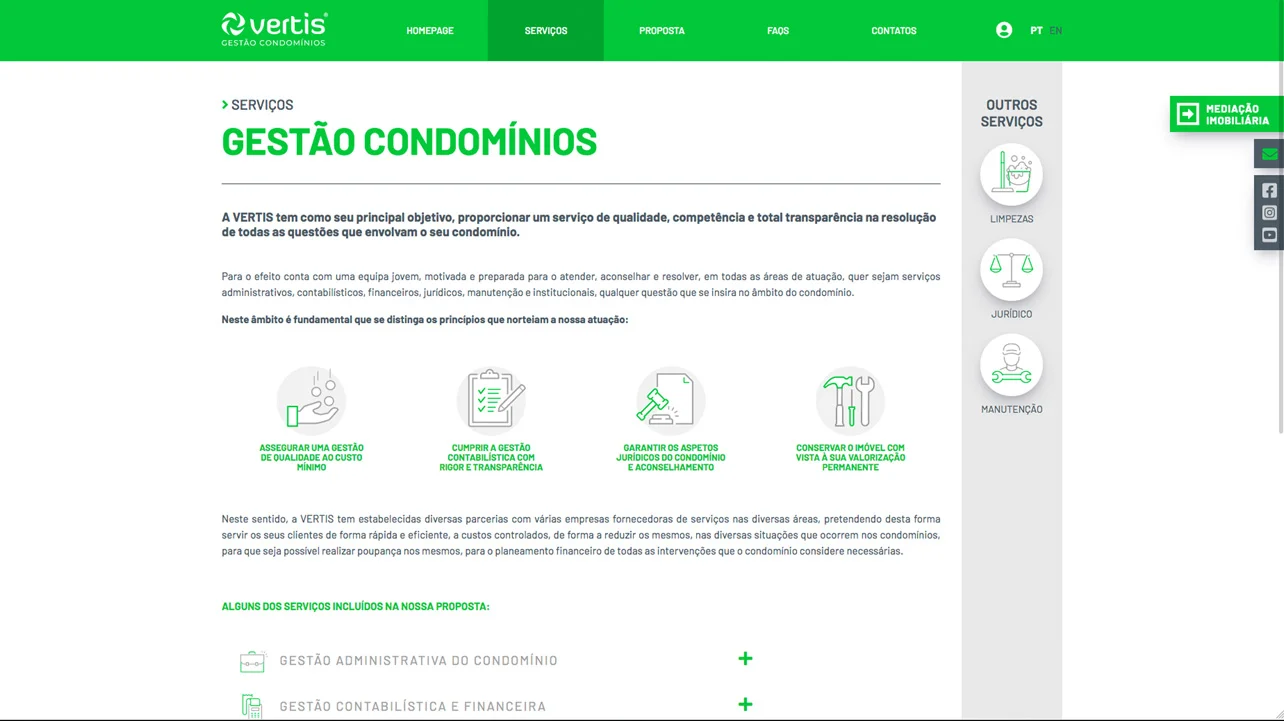 Screen Desktop Vertis 16